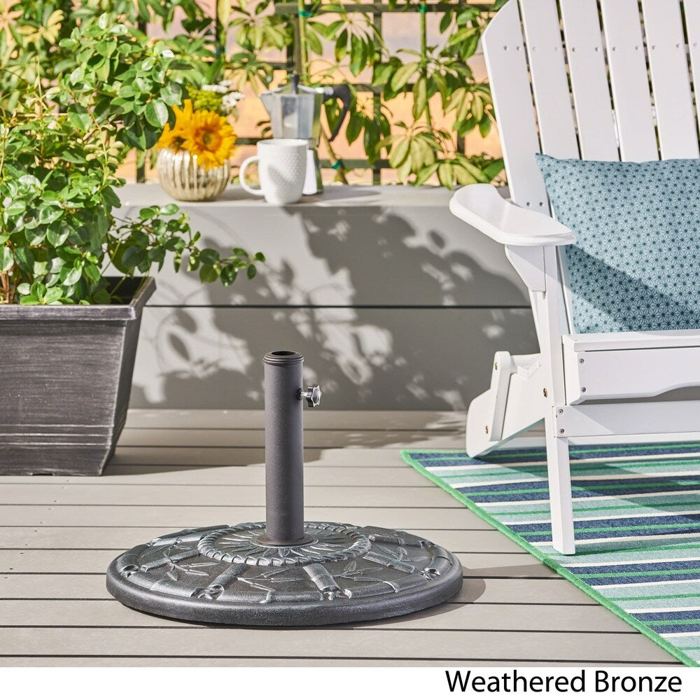 Dave Outdoor 60-pound Concrete Circular Umbrella Base by Christopher Knight Home