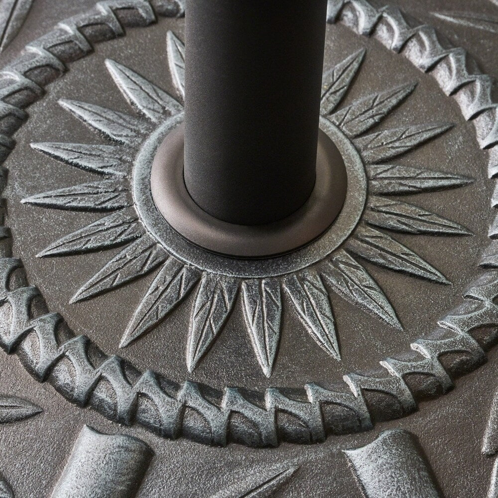 Dave Outdoor 60-pound Concrete Circular Umbrella Base by Christopher Knight Home