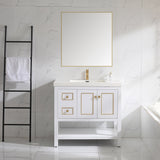 Davis 36" Single Bathroom Vanity Set