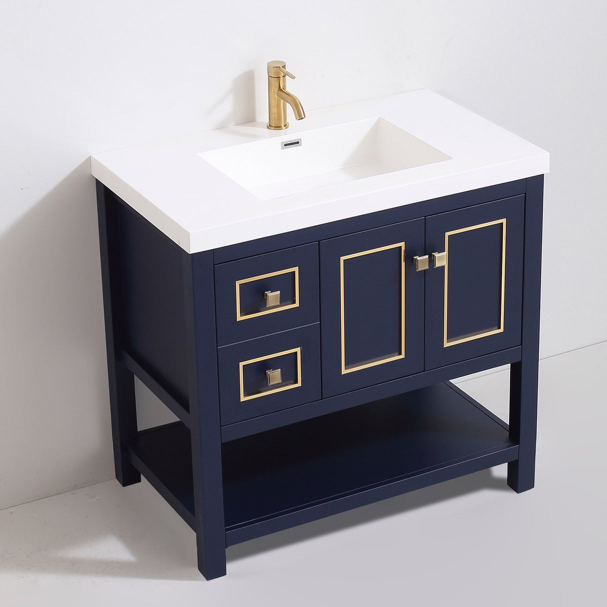 Davis 36" Single Bathroom Vanity Set