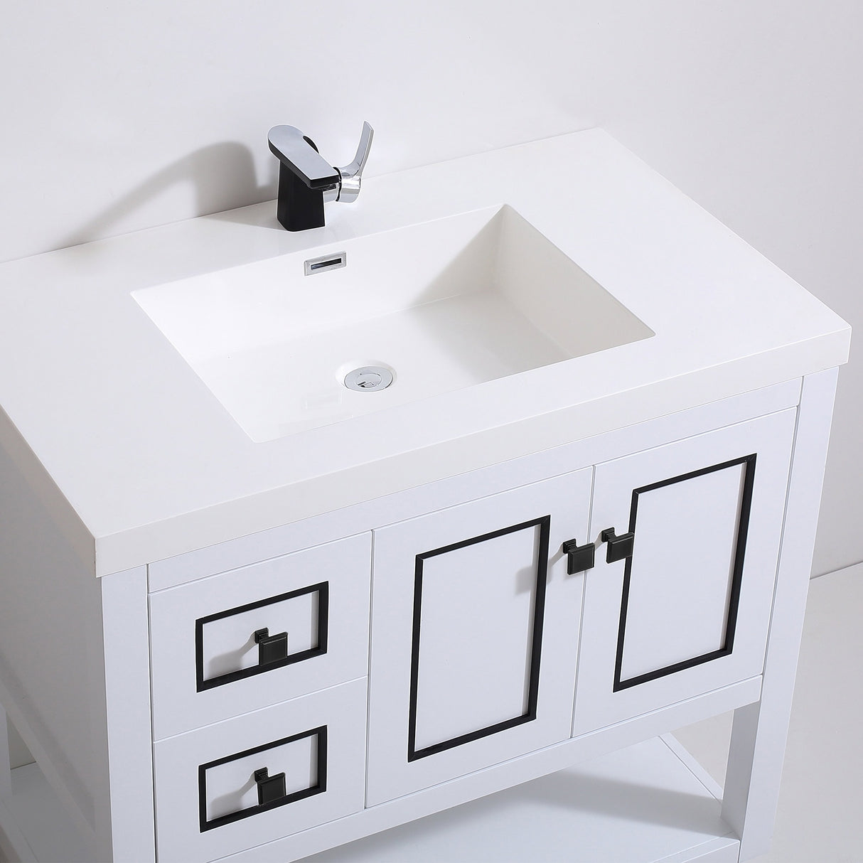 Davis 36" Single Bathroom Vanity Set