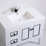 Davis 36" Single Bathroom Vanity Set