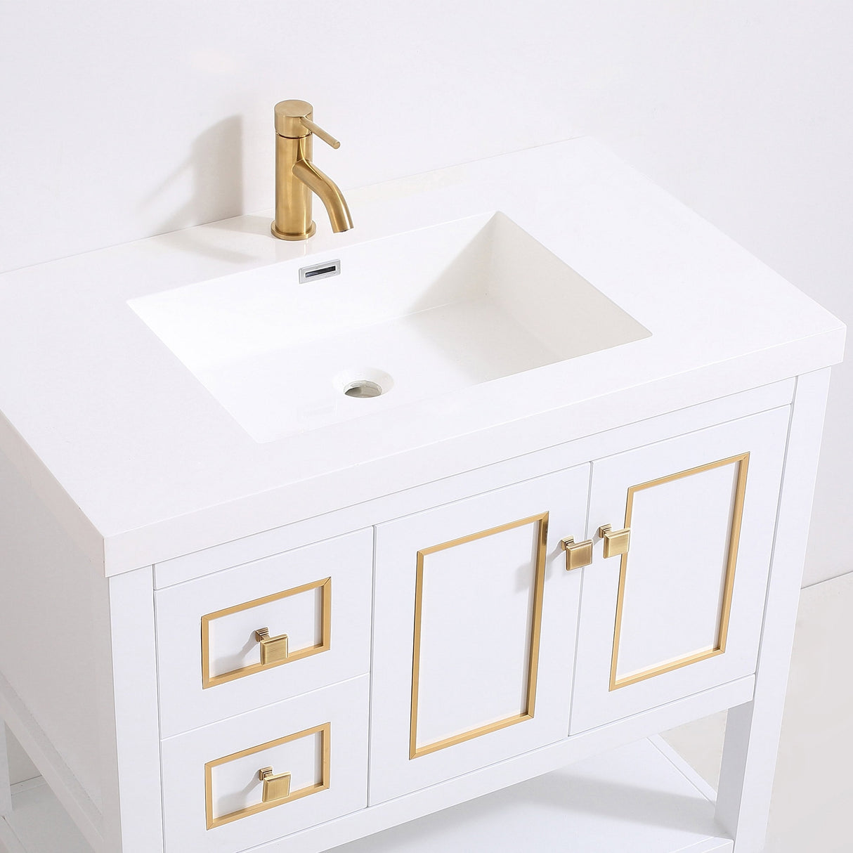 Davis 36" Single Bathroom Vanity Set