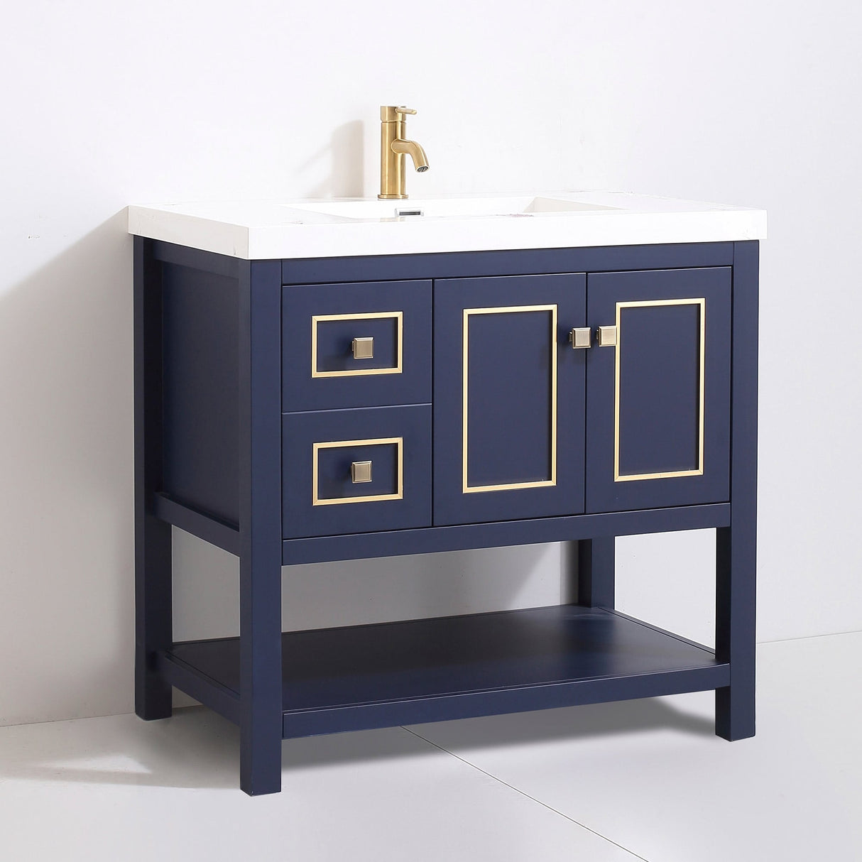 Davis 36" Single Bathroom Vanity Set