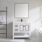Davis 36" Single Bathroom Vanity Set