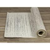 Dawn Cream Grey Faded Stripes Rug