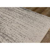 Dawn Cream Grey Faded Stripes Rug