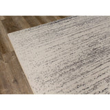 Dawn Cream Grey Faded Stripes Rug
