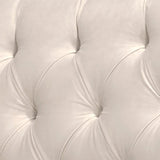 Dawson Cream Button Tufted Fabric Sectional Sofa