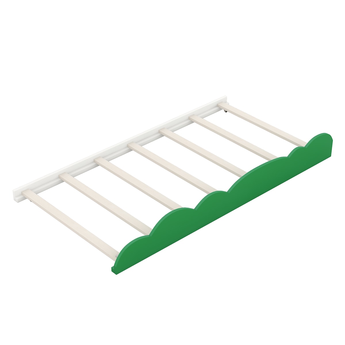 Daybed with Desk, Green Tree Shape Shelves and Trundle