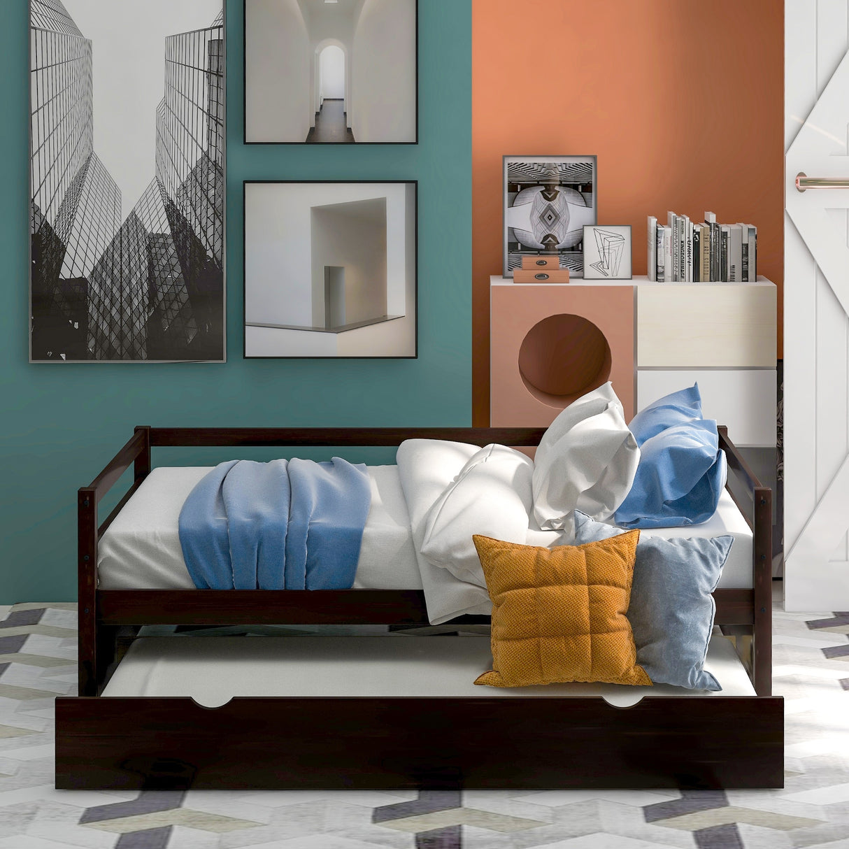 Daybed with Trundle Frame Set