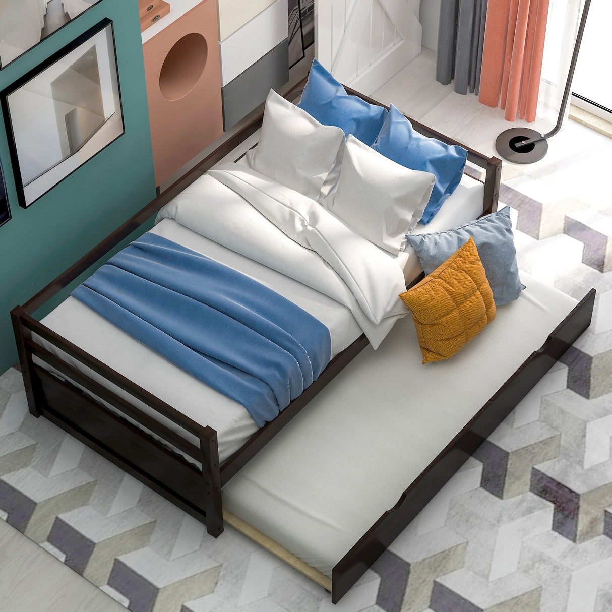 Daybed with Trundle Frame Set
