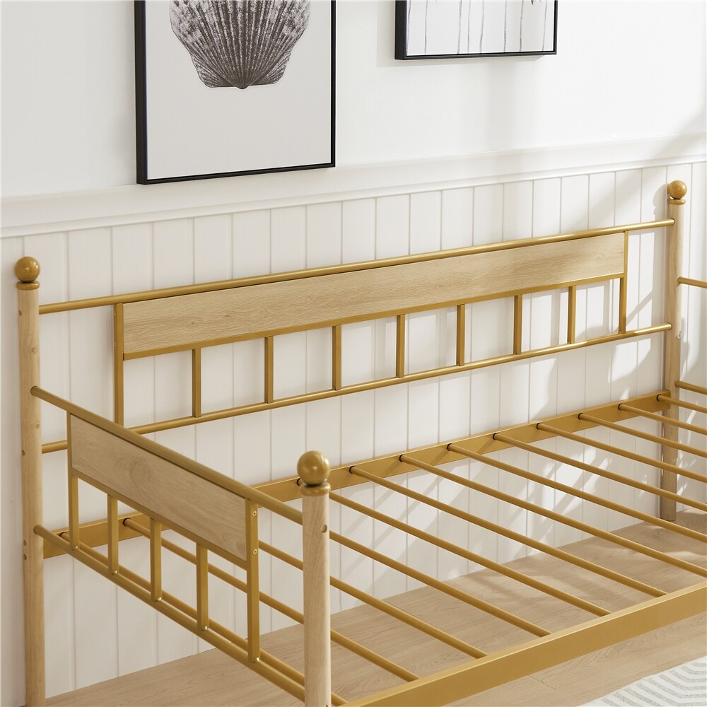 Daybed, Sofa Bed Metal Framed with Trundle Twin Size