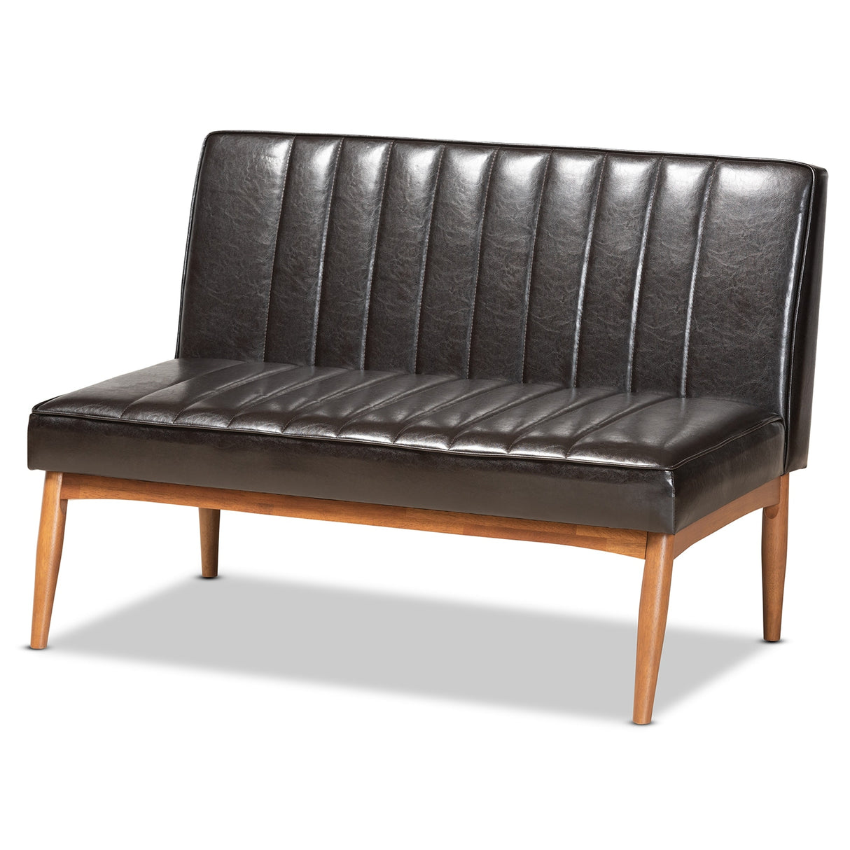 Daymond Mid-Century Modern 2-Piece Dining Nook Banquette Set