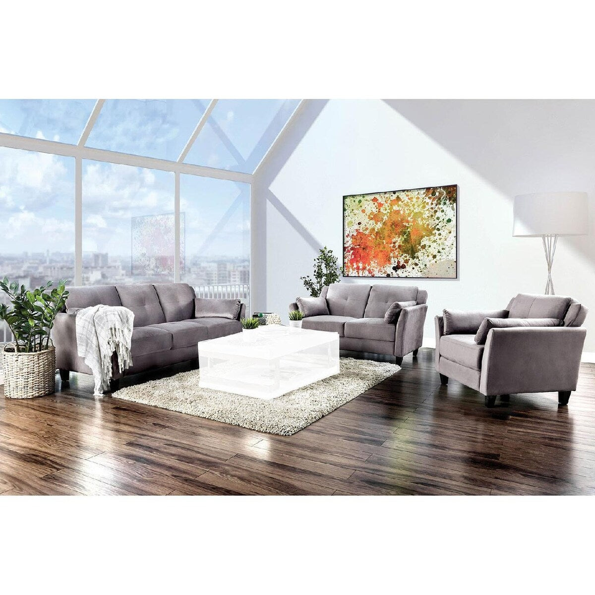 Ddilon 3-pcs Living Room Set