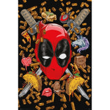 Deadpool - Bullets and Chimichangas Art Poster - 24 x 36 Inch