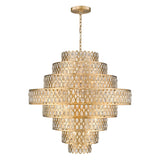 Dealey 25 Light Pendant - Heirloom Brass