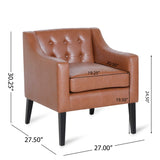 Deanna Tufted Accent Chair by Christopher Knight Home