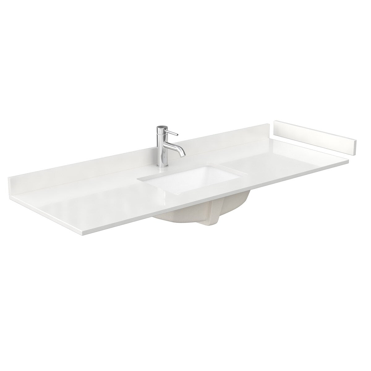 Deborah 60-inch Single Vanity, Quartz Top