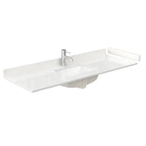 Deborah 60-inch Single Vanity, Quartz Top