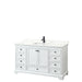 Deborah 60-inch Single Vanity, Quartz Top