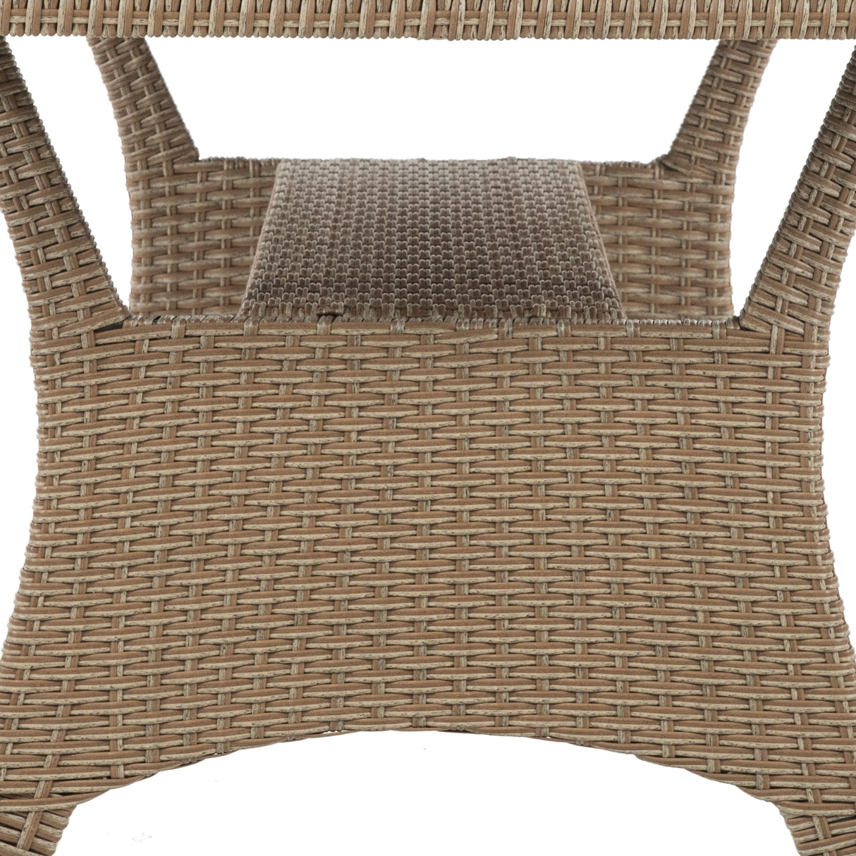 Decker Contemporary 57-inch Wicker Plank-Style Outdoor Dining Table by M&L Co.