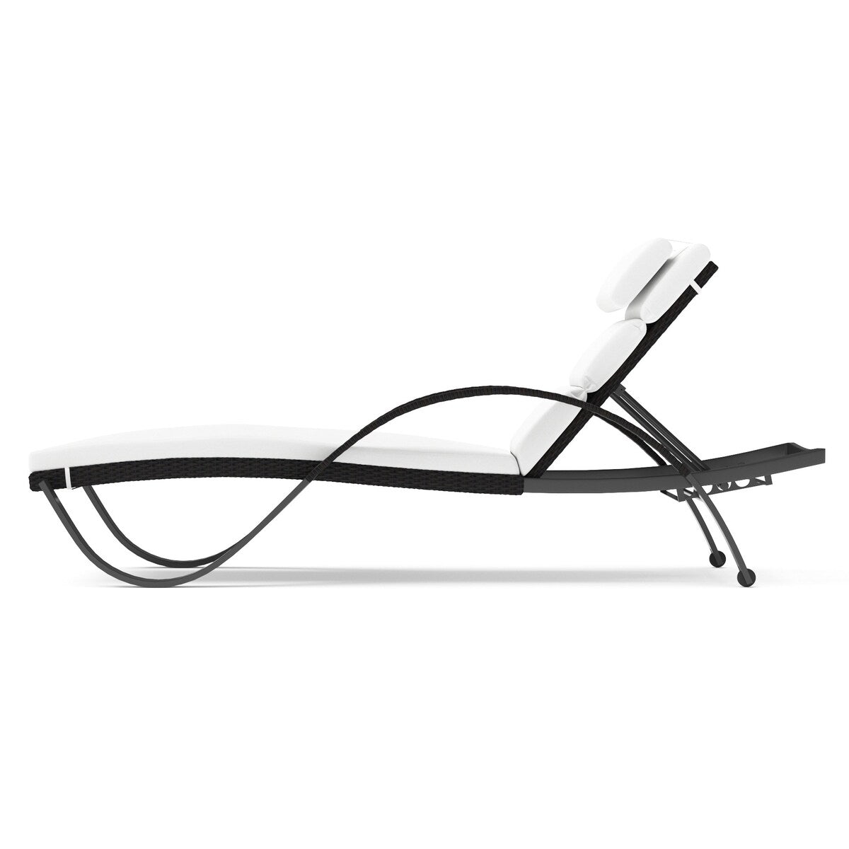 Deco 2 Aluminum Outdoor Patio Chaise Lounges Set