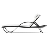 Deco 2 Aluminum Outdoor Patio Chaise Lounges Set