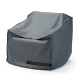 Deco 2 Piece Polyester Outdoor Patio Club Chair Deluxe Furniture Cover - Grey