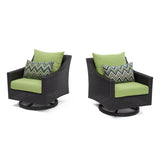 Deco 5 Piece Sunbrella Outdoor Patio Love & Motion Club Fire Set