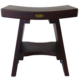 DecoTeak 18", Teak Shower Bench, Teak Bench for Shower, Teak Bench, Shower Teak Bench, Teak Wood Shower Bench, Teak Shower Stool