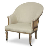 Deconstructed Nailhead Library Accent Chair