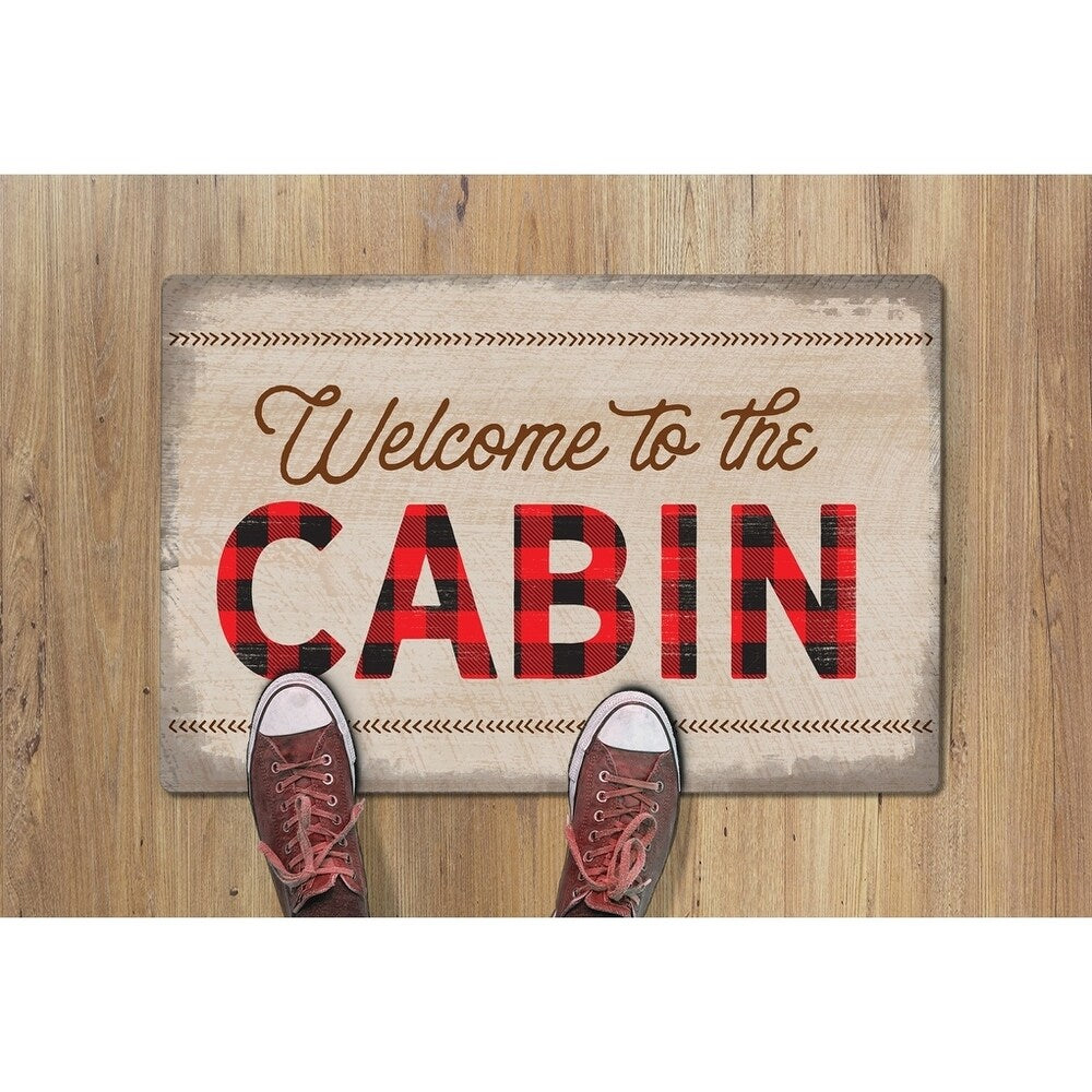 Decorative Anti-Fatigue Floor Mats 30" x 20" - Welcome to the Cabin - 30" x 20"