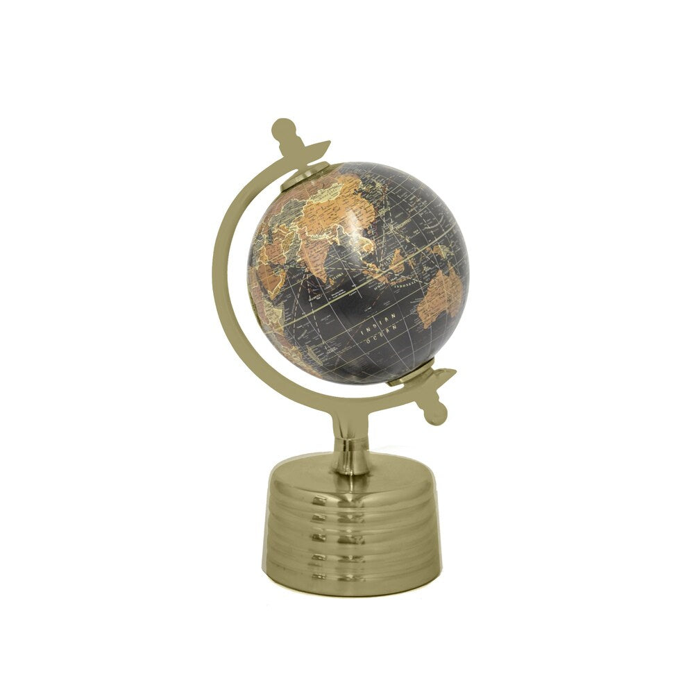 Decorative Black And Gold Globe