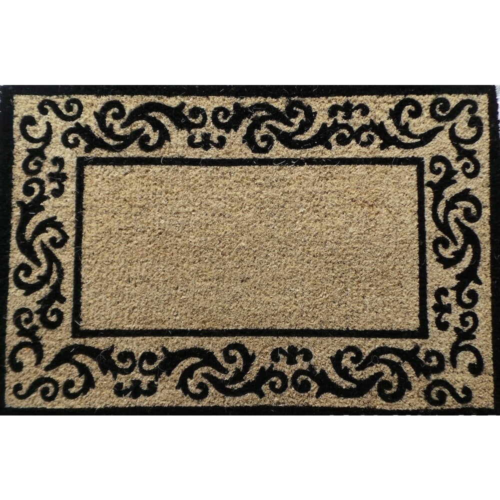 First Impression Handmade Decorative Border Filigree Doormat (2' x 3')