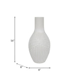 Sagebrook Home Ceramic Vase: Elevate Your Decor with Timeless Elegance, Ideal Centerpiece, Enhance Your Living Space Now