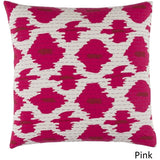 Decorative Denain 18-inch Feather Down or Poly Filled Throw Pillow