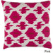 Decorative Denain 18-inch Feather Down or Poly Filled Throw Pillow