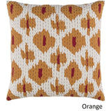 Decorative Denain 18-inch Feather Down or Poly Filled Throw Pillow