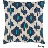 Decorative Denain 18-inch Feather Down or Poly Filled Throw Pillow