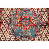 Decorative Geometric Ardebil Persian Area Rug Hand-Knotted Carpet - 3'4" x 5'11"
