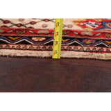 Decorative Geometric Ardebil Persian Area Rug Hand-Knotted Carpet - 3'4" x 5'11"