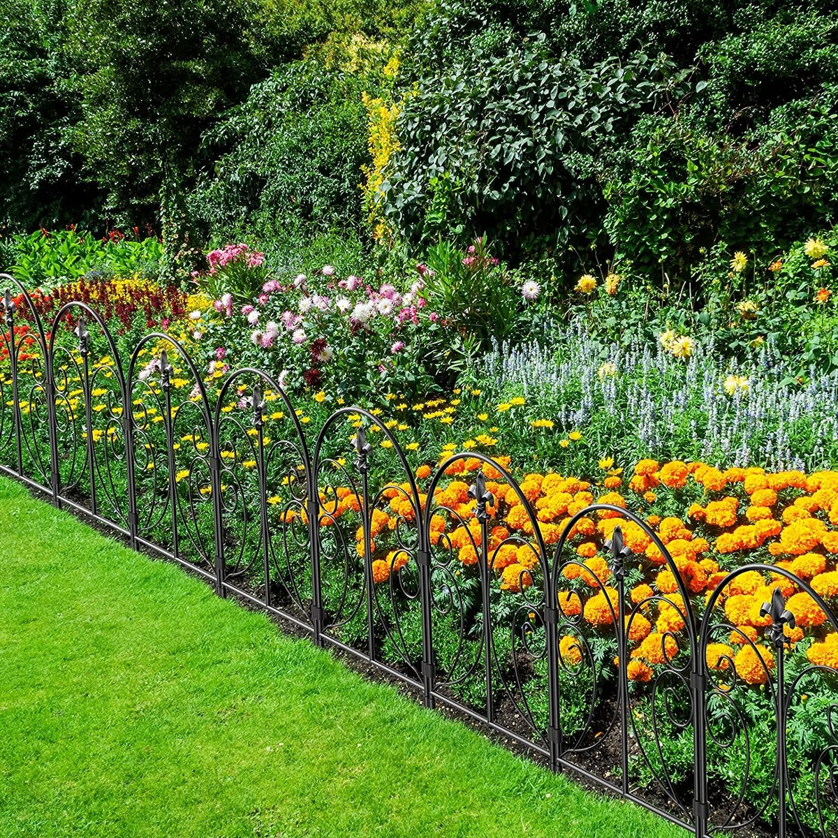 Decorative Graden Fence 10 Pack, 24in(H) x 10ft(L)