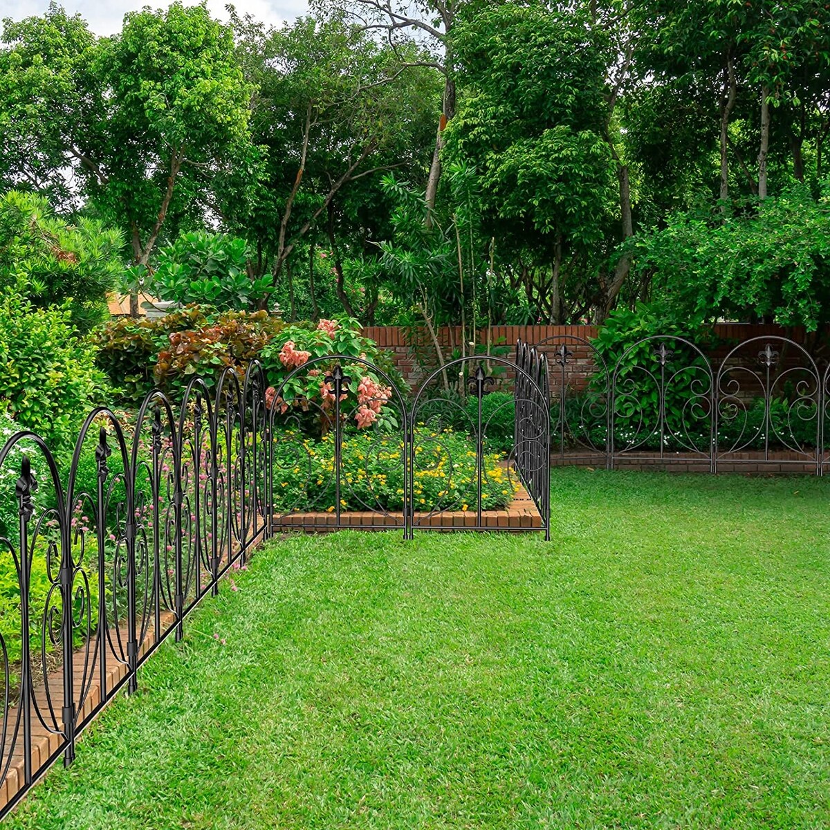 Decorative Graden Fence 10 Pack, 24in(H) x 10ft(L)