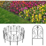 Decorative Graden Fence 10 Pack, 24in(H) x 10ft(L)