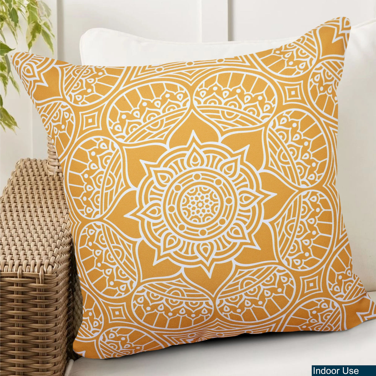 Decorative Indoor Outdoor Waterproof Throw Pillows 18x18 Inches with Inserts for Your Patio Furniture, Chairs, Indoor Décor