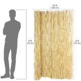 Decorative Reed Fence For Outdoor Garden And Backyard Privacy