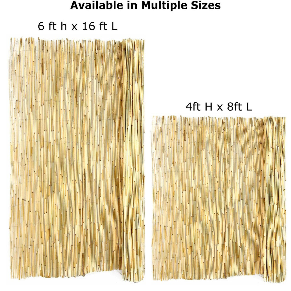 Decorative Reed Fence For Outdoor Garden And Backyard Privacy