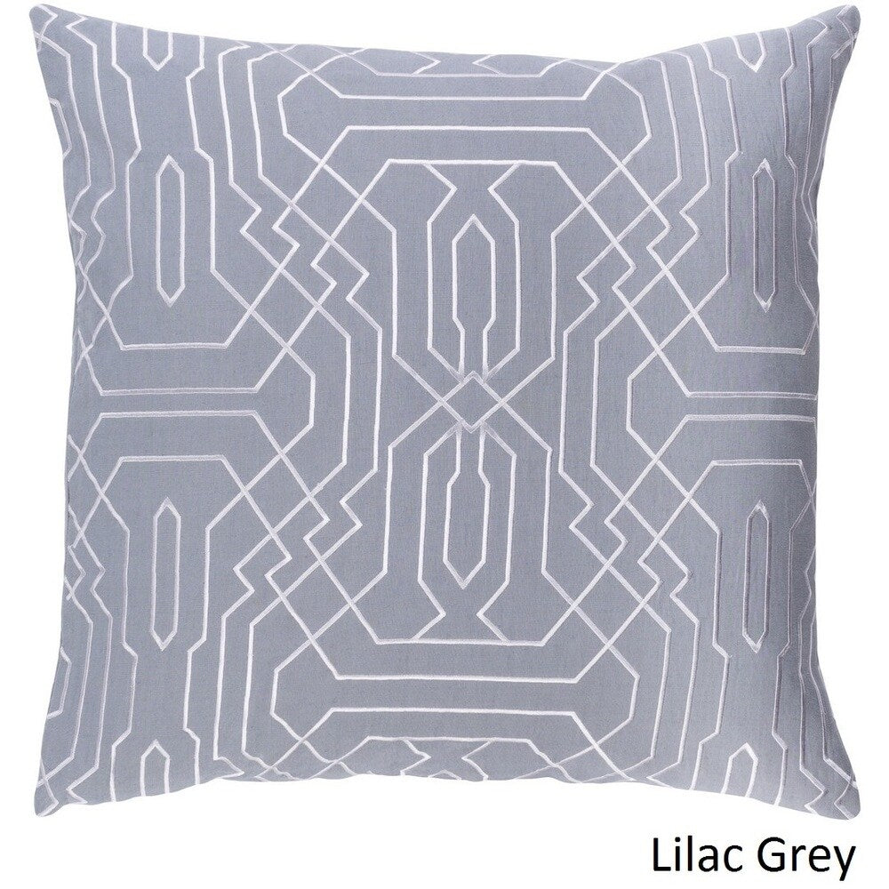Decorative Stone 18-inch Feather Down or Poly Filled Throw Pillow