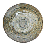 Decorative Stoneware Platter, Reactive Glaze